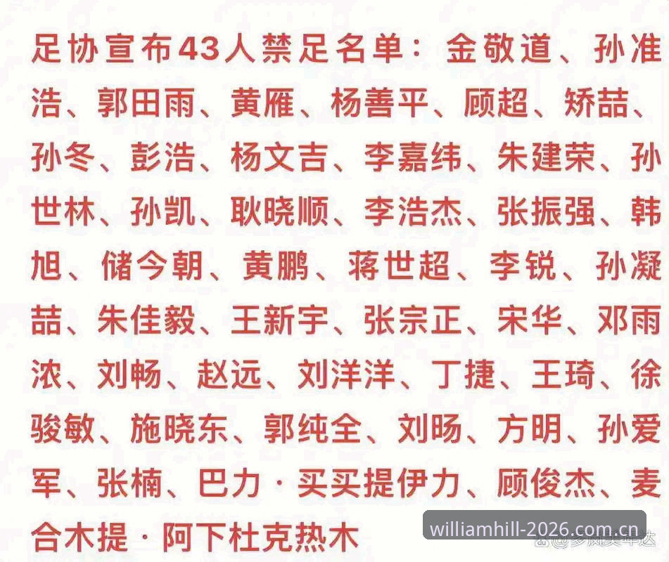 威廉希尔界面设计下载不了怎么办 足协禁足名单深度解读:从孟惊到高寒,中国足球反腐操作教程
